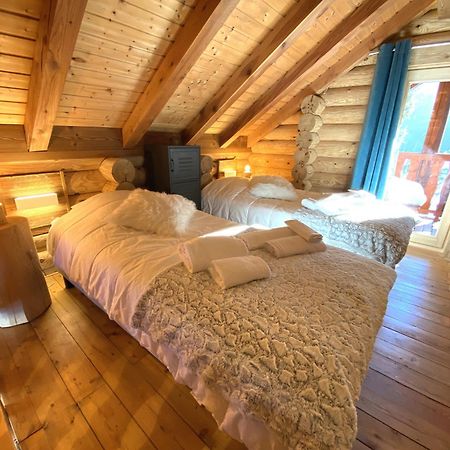L'Oursblanc Chalet En Rondins Ла-Бресс Экстерьер фото