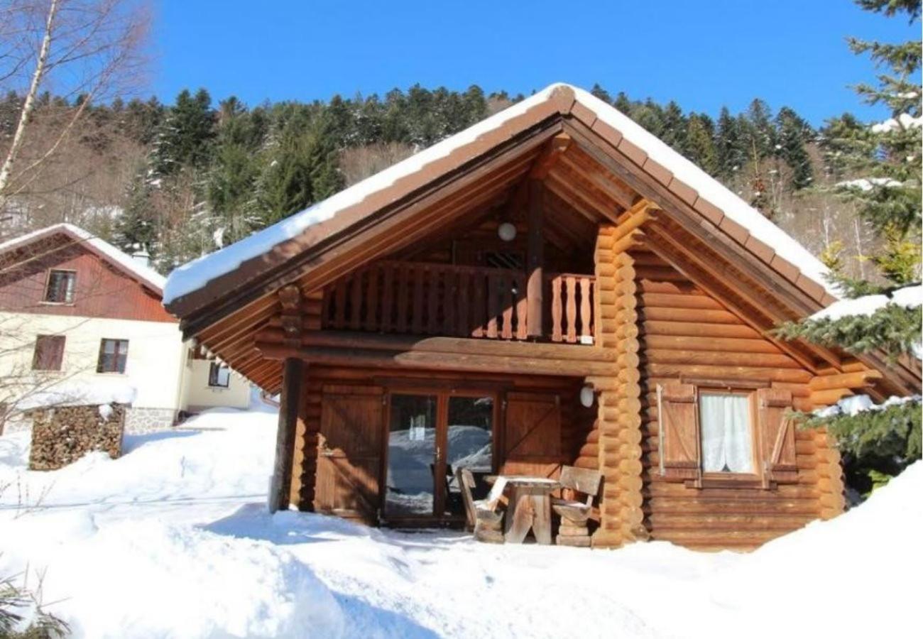 L'Oursblanc Chalet En Rondins Ла-Бресс Экстерьер фото