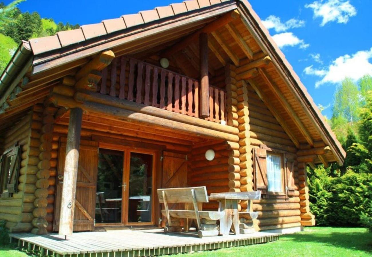 L'Oursblanc Chalet En Rondins Ла-Бресс Экстерьер фото