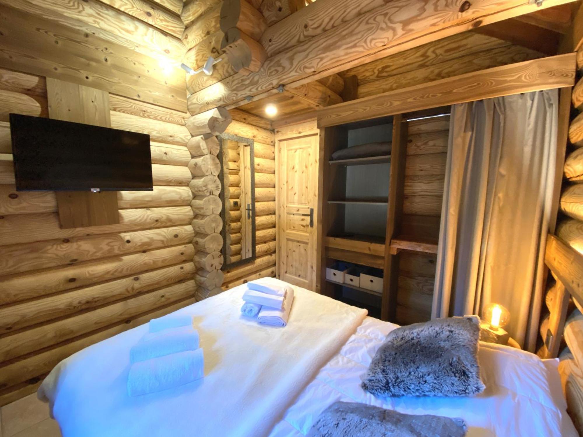 L'Oursblanc Chalet En Rondins Ла-Бресс Экстерьер фото